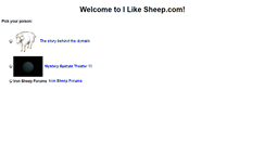 Desktop Screenshot of ilikesheep.com